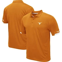 Men's Colosseum Burnt Orange Texas Longhorns Santry Lightweight Polo