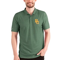 Men's Antigua Green/White Baylor Bears Esteem Polo
