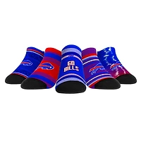 Unisex Rock Em Socks Buffalo Bills Super Fan Five-Pack Low-Cut Socks Set