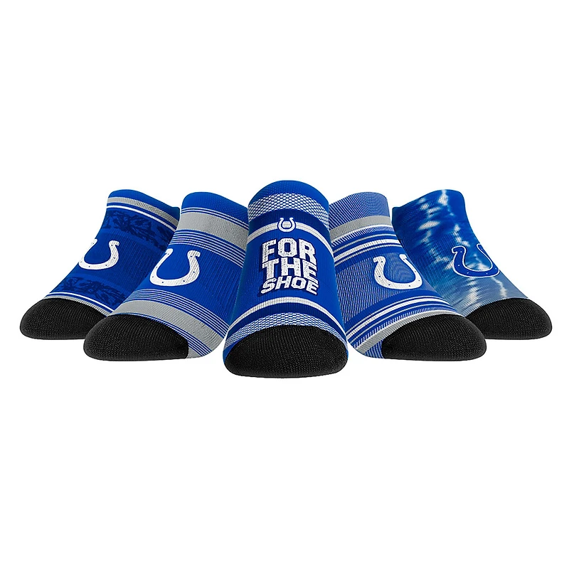 Unisex Rock Em Socks Indianapolis Colts Super Fan Five-Pack Low-Cut Socks Set