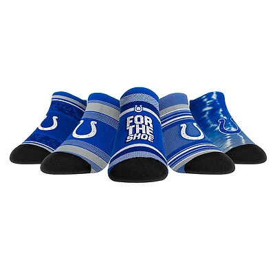 Unisex Rock Em Socks Indianapolis Colts Super Fan Five-Pack Low-Cut Socks Set