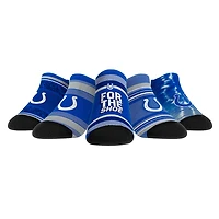 Unisex Rock Em Socks Indianapolis Colts Super Fan Five-Pack Low-Cut Socks Set
