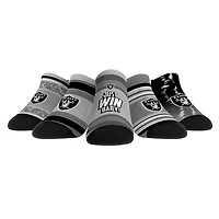 Unisex Rock Em Socks Las Vegas Raiders Super Fan Five-Pack Low-Cut Socks Set