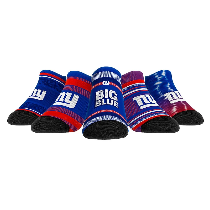 Unisex Rock Em Socks New York Giants Super Fan Five-Pack Low-Cut Socks Set