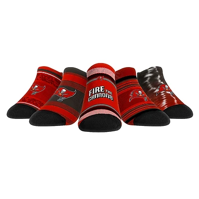 Unisex Rock Em Socks Tampa Bay Buccaneers Super Fan Five-Pack Low-Cut Socks Set