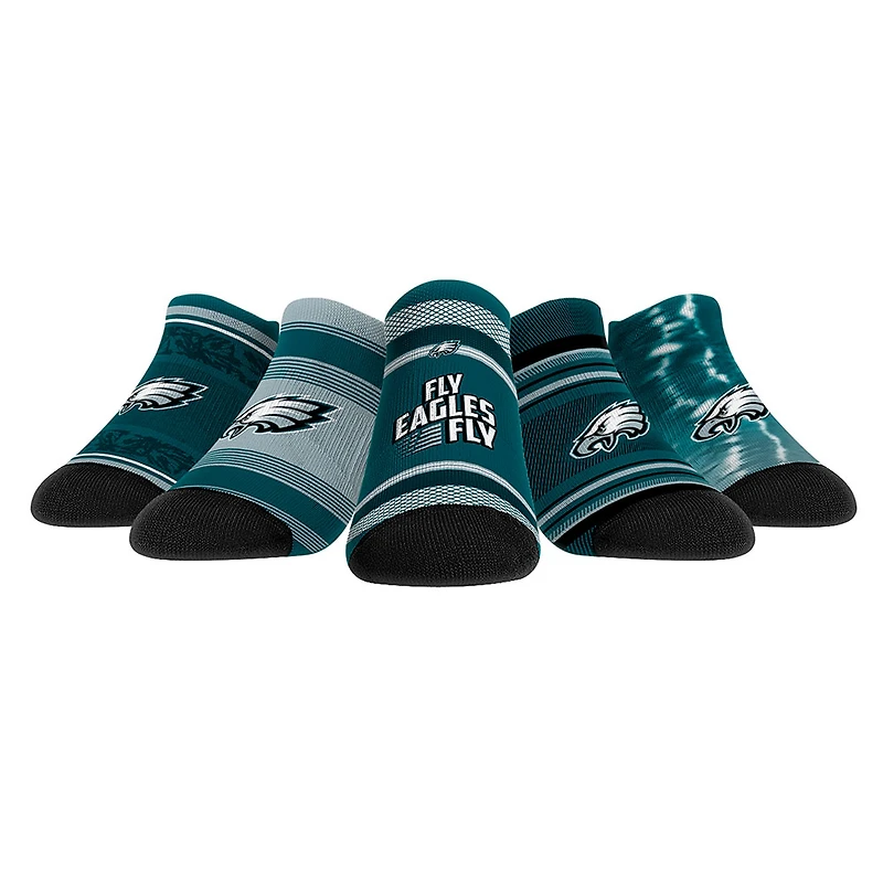 Youth Rock Em Socks Philadelphia Eagles Super Fan Five-Pack Low-Cut Socks Set