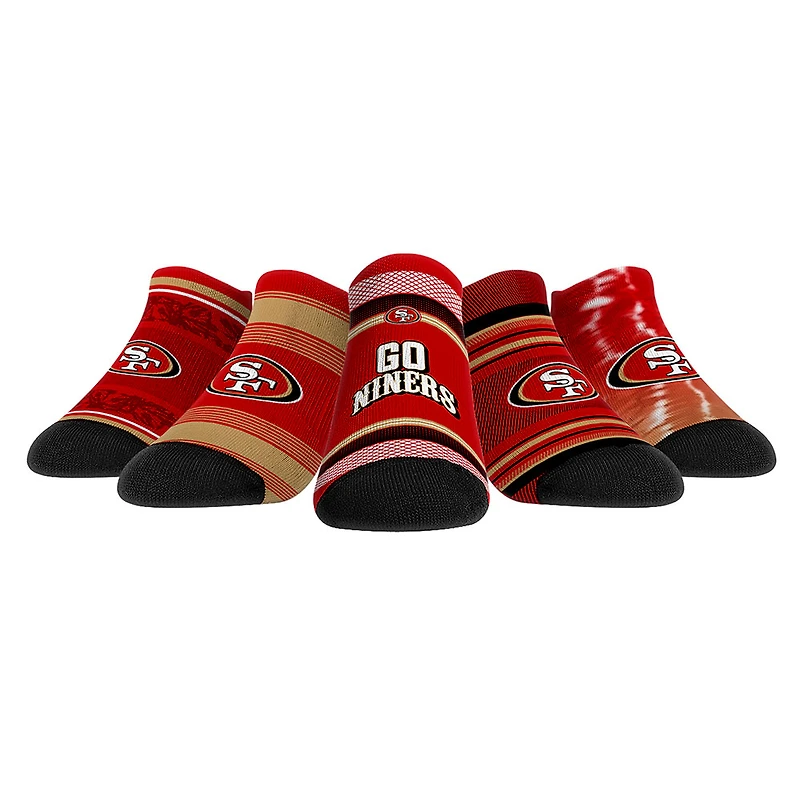Youth Rock Em Socks San Francisco 49ers Super Fan Five-Pack Low-Cut Socks Set