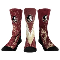 Youth Rock Em Socks Florida State Seminoles Three-Pack Crew Socks Set