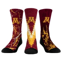Youth Rock Em Socks Minnesota Golden Gophers Three-Pack Crew Socks Set