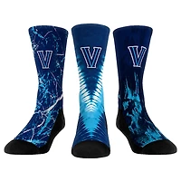 Youth Rock Em Socks Villanova Wildcats Three-Pack Crew Socks Set
