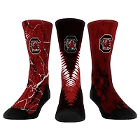 Youth Rock Em Socks South Carolina Gamecocks Three-Pack Crew Socks Set