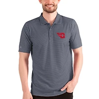Men's Antigua Heathered Navy/White Dayton Flyers Esteem Polo