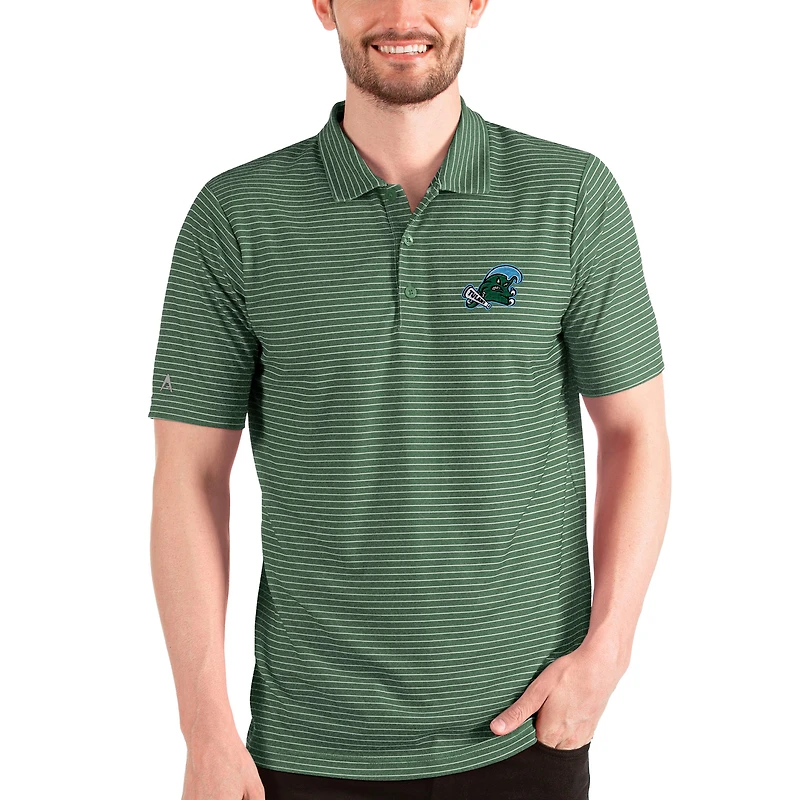 Men's Antigua Forest Green/White Tulane Green Wave Esteem Polo
