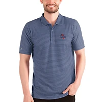 Men's Antigua Heathered Royal/White Tulsa Golden Hurricane Esteem Polo