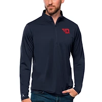 Men's Antigua Blue Dayton Flyers Tribute Quarter-Zip Top