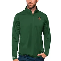 Men's Antigua Green Vermont Catamounts Tribute Quarter-Zip Top