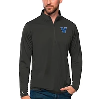 Men's Antigua Charcoal Villanova Wildcats Tribute Quarter-Zip Top
