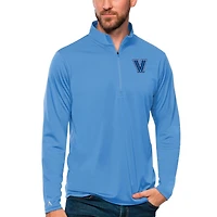Men's Antigua Light Blue Villanova Wildcats Tribute Quarter-Zip Top