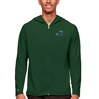 Men's Antigua Green Tulane Green Wave Legacy Full-Zip Hoodie