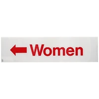 New York Yankees Event-Used Women "Left" Sign from Original Yankee Stadium