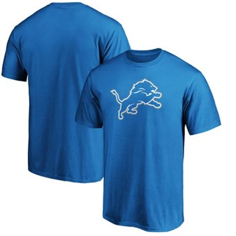 Men's Fanatics Blue Detroit Lions Primary Logo T-Shirt