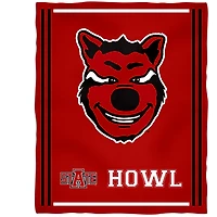 Arkansas State Red Wolves 36'' x 48'' Children's Mascot Plush Blanket