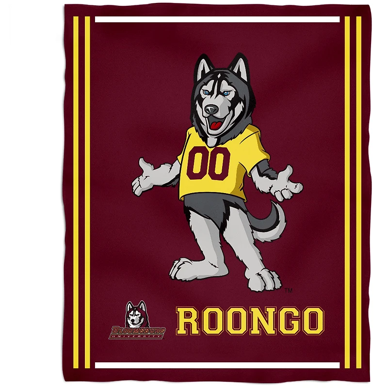 Bloomsburg Huskies 36'' x 48'' Children's Mascot Plush Blanket
