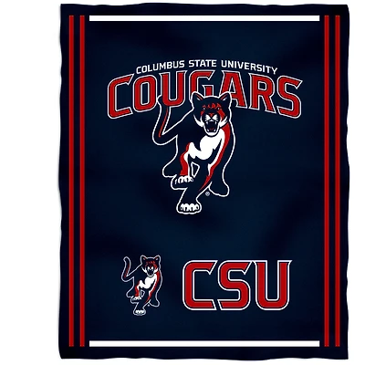 Columbus State Cougars 36'' x 48'' Children's Mascot Plush Blanket