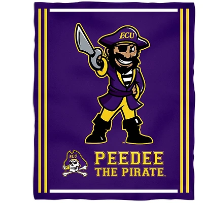ECU Pirates 36'' x 48'' Children's Mascot Plush Blanket