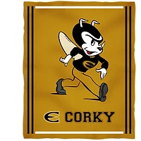 Emporia State Hornets 36'' x 48'' Children's Mascot Plush Blanket