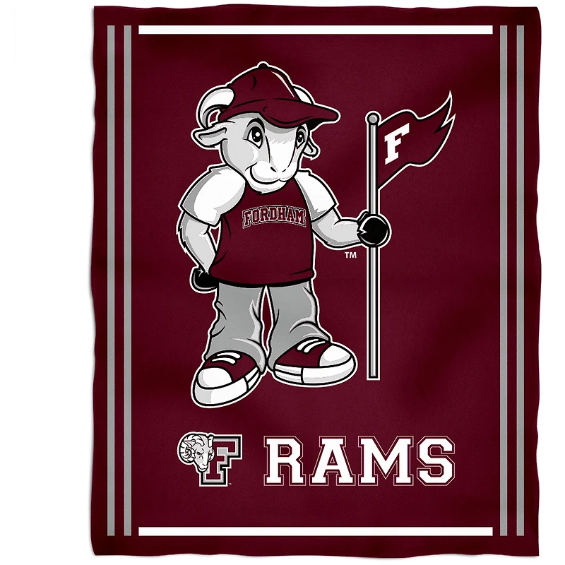 Fordham Rams 36'' x 48'' Children's Mascot Plush Blanket