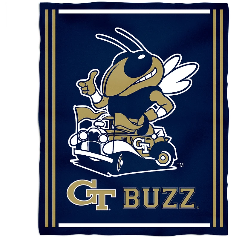 GA Tech Yellow Jackets 36'' x 48'' Children's Mascot Plush Blanket