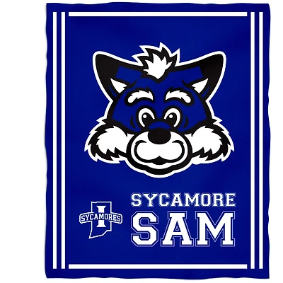 Indiana State Sycamores 36'' x 48'' Children's Mascot Plush Blanket