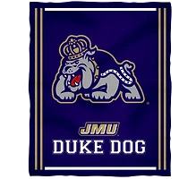 James Madison Dukes 36'' x 48'' Children's Mascot Plush Blanket