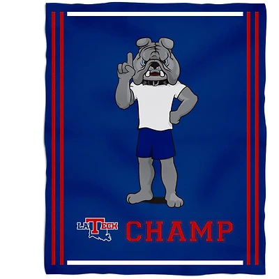Louisiana Tech Bulldogs 36'' x 48'' Children's Mascot Plush Blanket