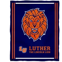 Lincoln Lions 36'' x 48'' Children's Mascot Plush Blanket