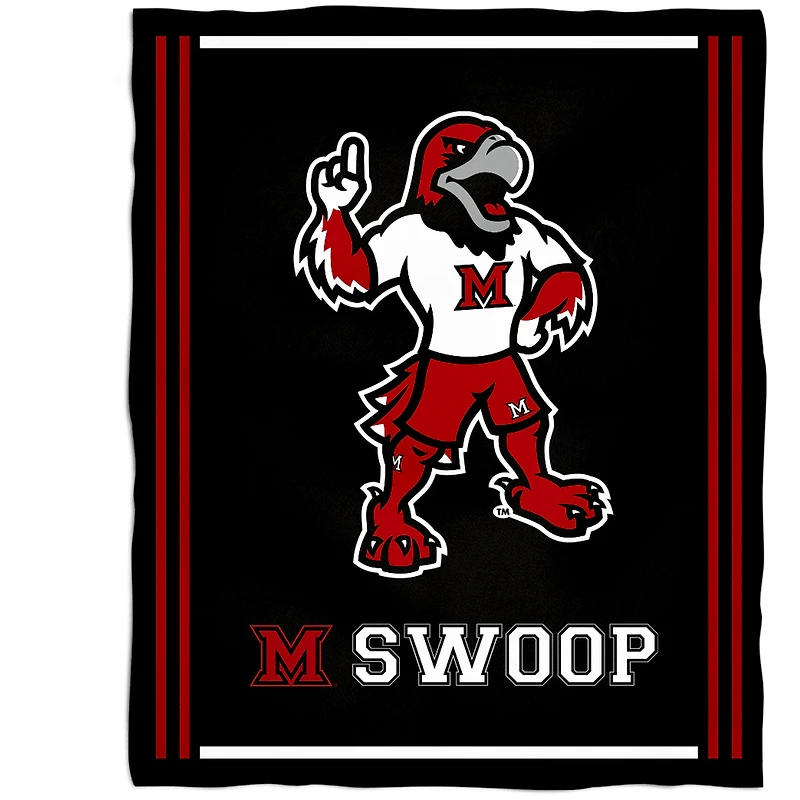 Miami University RedHawks 36'' x 48'' Children's Mascot Plush Blanket
