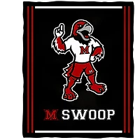 Miami University RedHawks 36'' x 48'' Children's Mascot Plush Blanket