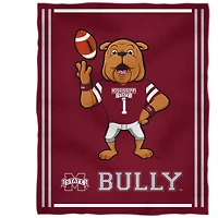 Mississippi State Bulldogs 36'' x 48'' Children's Mascot Plush Blanket