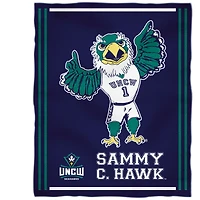 UNC Wilmington Seahawks 36'' x 48'' Children's Mascot Plush Blanket
