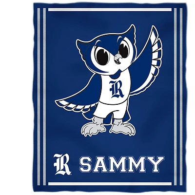 Rice Owls 36'' x 48'' Children's Mascot Plush Blanket