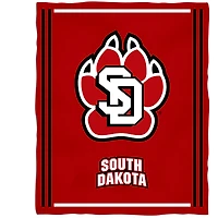South Dakota Coyotes 36'' x 48'' Children's Mascot Plush Blanket