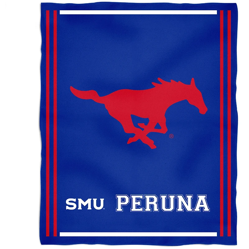 SMU Mustangs 36'' x 48'' Children's Mascot Plush Blanket