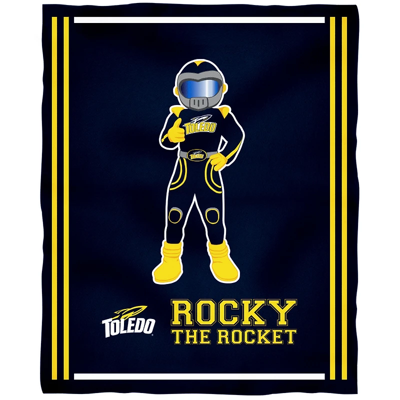 Toledo Rockets 36'' x 48'' Children's Mascot Plush Blanket