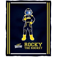 Toledo Rockets 36'' x 48'' Children's Mascot Plush Blanket
