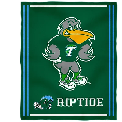 Tulane Green Wave 36'' x 48'' Children's Mascot Plush Blanket