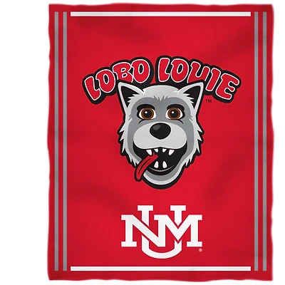 New Mexico Lobos 36'' x 48'' Children's Mascot Plush Blanket