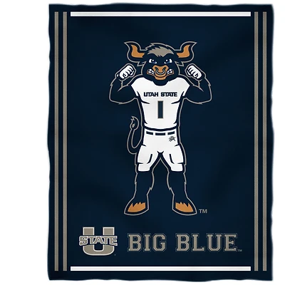 Utah State Aggies 36'' x 48'' Children's Mascot Plush Blanket