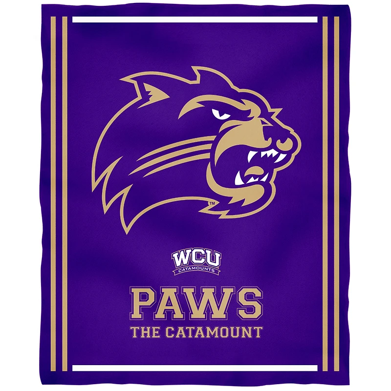 Western Carolina Catamounts 36'' x 48'' Children's Mascot Plush Blanket
