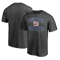 Men's Fanatics Heather Charcoal New York Giants Victory Arch T-Shirt
